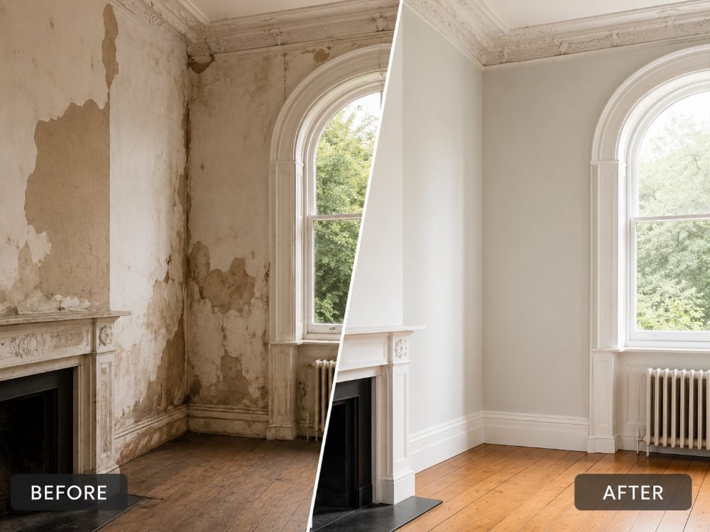 Porque fotografias antes e depois evitam conflitos em obras e reparações